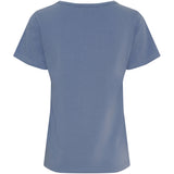 MARTA DU CHATEAU Marta du Chateau Damen T-shirt MT002 T-shirt Denim Blue