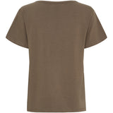 MARTA DU CHATEAU Marta du Chateau Damen T-shirt MT002 T-shirt Fossil Fango