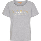 MARTA DU CHATEAU Marta du Chateau Damen T-shirt MT002 T-shirt Grey Melange