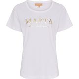 MARTA DU CHATEAU Marta du Chateau Damen T-shirt MT002 T-shirt Optisk White