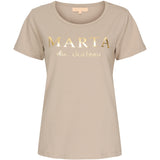 MARTA DU CHATEAU Marta du Chateau Damen T-shirt MT002 T-shirt Sand