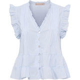 MARTA DU CHATEAU Marta du Chateau Damen Top MdcEmira TC68181 Top Cielo