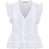 MARTA DU CHATEAU Marta du Chateau Damen Top MdcEmira TC68181 Top White