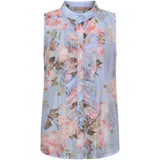 MARTA DU CHATEAU Marta du Chateau Damen Top MdcRaya 7284 Shirt Celeste