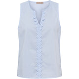 MARTA DU CHATEAU Marta du Chateau Damen Top MdcVienna 68503M Top Cielo