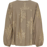 MARTA DU CHATEAU Marta du Chateau Damen bluse MdcBayleaf 7705 Shirt Fango60