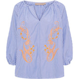 MARTA DU CHATEAU Marta du Chateau Damen bluse MdcBrooke 8200 Blouse Jeans