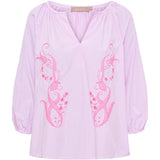 MARTA DU CHATEAU Marta du Chateau Damen bluse MdcBrooke 8200 Blouse Pink