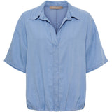 MARTA DU CHATEAU Marta du Chateau Damen bluse MdcMakayla 8204 Shirt Light blue