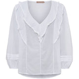 MARTA DU CHATEAU Marta du Chateau Damen bluse MdcRosamaria TC68179 Blouse White