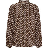 MARTA DU CHATEAU Marta du Chateau Damen hemd MdcAntares 7706 Shirt Marrone2158tpl
