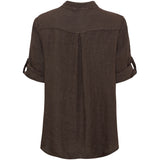 MARTA DU CHATEAU Marta du Chateau Damen hemd MdcLarisa 268434 Shirt Mocca