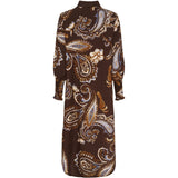 MARTA DU CHATEAU Marta du Chateau Damen kleid MdcMoss 7617- Dress Marrone786tpz