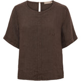MARTA DU CHATEAU Marta du Chateau Damen oberteil MdcCeyla TC268010 Top Mocha93913