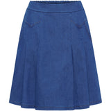 MARTA DU CHATEAU Marta du Chateau Damen rock MdcEverly SW57106 Skirt Medium Blue