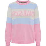MARTA DU CHATEAU Marta du Chateau Damen strick MdcBrielle KN8167 Knit Pink/Sky
