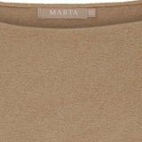 MARTA DU CHATEAU Marta du Chateau Damen strick MdcElderflower 30003 Knit Camello3921
