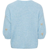 MARTA DU CHATEAU Marta du Chateau Damen strick MdcParisa 9647 Knit Light blue
