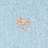 MARTA DU CHATEAU Marta du Chateau Damen strick MdcParisa 9647 Knit Light blue