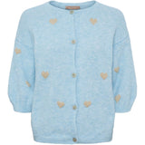 MARTA DU CHATEAU Marta du Chateau Damen strick MdcParisa 9647 Knit Light blue