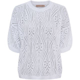 MARTA DU CHATEAU Marta du Chateau Damen strick MdcVina 6592 Knit White