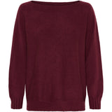 MARTA DU CHATEAU Marta du Chateau Damen strickjacke MdcFallon 9511B Knit Bordeaux2781
