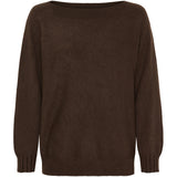 MARTA DU CHATEAU Marta du Chateau Damen strickjacke MdcFallon 9511B Knit MoroScuro547