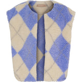 MARTA DU CHATEAU Marta du Chateau Damen weste MdcPam 26801 Vest Beige/blue