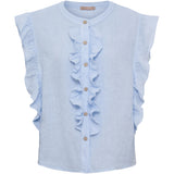 MARTA DU CHATEAU Marta du Chateau Damen oberteil MdcKarima 268433 Top Cielo