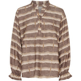 MARTA DU CHATEAU Marta du Chateau damen Bluse MdcAspen 7704 Shirt Fango