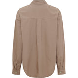 MARTA DU CHATEAU Marta du chateau Damen Bluse MdcCitrine 68870 Shirt Tortora