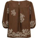 MARTA DU CHATEAU Marta du chateau Damen Bluse MdcLupine 8566 Blouse Marrone6906tpk