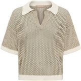 MARTA DU CHATEAU MdcCalista LS T-Shirt Knit Fango/Calce