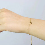 muun STUDIOS Muun Studios Halbmond Armband 18k vergoldet A031 Jewelry Guld