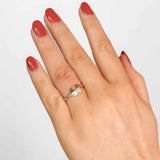 muun STUDIOS Muun Studios Sonnensiegel Rechteck Ring 18K Goldbeschichtet R060 Jewelry Guld