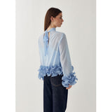 Noella NOELLA Damen Bluse N-LATANIETTA Blouse Sky Blue