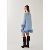 Noella NOELLA Damen Kleid LATANIA Dress Sky Blue