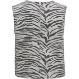ONLY ONLY Damen-Top ONLDORSI Top Light Grey Denim ZEBRA