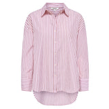 ONLY ONLY Damen Hemd Onloregon Shirt Fuchsia Pink BORDEAUX+WHITE