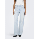 ONLY ONLY Damen Jeans ONLJuicy Jeans Light Blue Bleached Denim