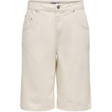 ONLY ONLY Damen Shorts ONLMATE-SILLA Shorts Whitecap Gray