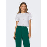 ONLY ONLY Damen T-Shirt ONLKETTY T-shirt Bright White HEART