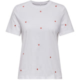 ONLY ONLY Damen T-Shirt ONLKETTY T-shirt Bright White HEART