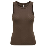 ONLY ONLY Damen Top ONLMADISON Tanktop Chocolate Martini Heart