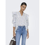ONLY ONLY Damenbluse ONLIDRIS Blouse Cashmere Blue MINI FLORAL