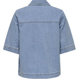 ONLY ONLY Damenhemd ONLBELLE Shirt Light Blue Denim