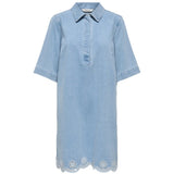 ONLY ONLY Damenkleid ONLBELLE Dress Light Blue Denim