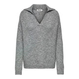 ONLY ONLY Damenstrick ONLMAGGIE Knit Light Grey Melange
