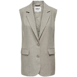 ONLY ONLY Damenweste ONLLINDA Vest Fungi MELANGE
