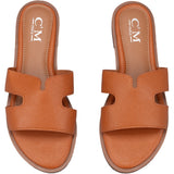 SHOES Olina Damen Sandalen 5317 Shoes Camel